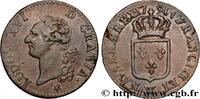 FRANCE Sol dit à l'écu LOUIS XVI Lille 1791 (29mm, 12,01g, 6h) -