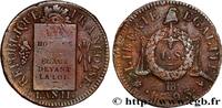 FRANCE 1 sol dit à la table de loi THE CONVENTION Strasbourg 1793 (29mm, 10,15g, 6h) -