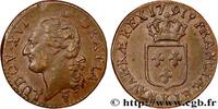 FRANCE Demi-sol dit à l'écu LOUIS XVI Bordeaux 1791 (25mm, 6,53g, 6h) -