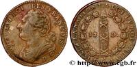 FRANCE 12 deniers dit au faisceau, type FRANCOIS LOUIS XVI Lyon 1791 (29,5mm, 12,53g, 6h) -