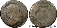 FRANCE 12 deniers dit au faisceau, type FRANÇOIS LOUIS XVI Perpignan 1791 (29mm, 9,69g, 6h) -