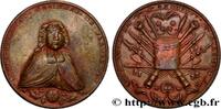 FRANCE Médaille, Cardinal de Fleury PERSONNAGES 1736 (37,5mm, 12,99g, 6h) -