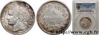 FRANCE 2 francs Cérès, sans légende GOUVERNEMENT DE LA DÉFENSE NATIONALE Bordeaux 1870 (27mm, 10,00g, 6h) -