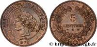 FRANCE 5 centimes Cérès III REPUBLIC Paris 1879 (25mm, 5,02g, 6h) -