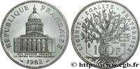 FRANCE Piéfort Belle Épreuve Argent de 100 francs Panthéo PIEFORTS Pessac 1982 (31mm, 29,86g, 6h) -