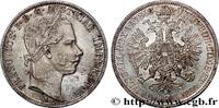 AUSTRIA 1 Florin François-Joseph Ier tête laurée AUSTRIA Vienne 1860 (29mm, 12,37g, 12h) -