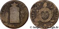 FRANCE 2 sols à la table de Loi de l'An II THE CONVENTION Strasbourg 1794 (34mm, 26,17g, 6h) -