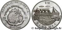 LIBERIA 10 Dollars Proof Titanic LIBERIA 1999 (38,7mm, 25,00g, 12h) -