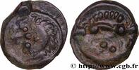 FRANCE Potin au sanglier enseigne, tête chevelue GALLIA - AULERCI EBUROVICES (Area of Évreux) Évreux (27) c. 60-50 AC. (16,5mm, 2,28g, 9h) -