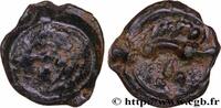 FRANCE Potin au sanglier enseigne, tête chevelue GALLIA - AULERCI EBUROVICES (Area of Évreux) Évreux (27) c. 60-50 AC. (17,5mm, 3,01g, 10h) -