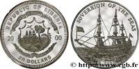 LIBERIA 20 Dollars Proof Voilier Sovereign of the Seas LIBERIA 2000 (30mm, 19,99g, 12h) -