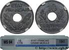 FRANCE 10 centimes État français, grand module FRENCH STATE Paris 1941 (21mm, 2,54g, 6h) -