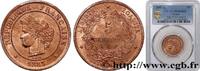 FRANCE 5 centimes Cérès III REPUBLIC Paris 1883 (25mm, 5g, 6h) -