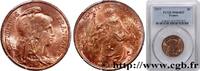 FRANCE 5 centimes Daniel-Dupuis III REPUBLIC 1917 (25mm, 5g, 6h) -