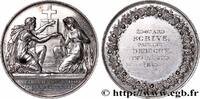 FRANCE Médaille de mariage, Evangile de St Mathieu AMOUR ET MARIAGE 1843 (39mm, 25,81g, 12h) -