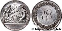 FRANCE Médaille de mariage, Evangile de St Mathieu AMOUR ET MARIAGE 1850 (39mm, 25,19g, 12h) -