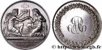 FRANCE Médaille de mariage, Evangile de St Mathieu AMOUR ET MARIAGE 1850 (39mm, 25,45g, 12h) -