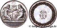 FRANCE Médaille de mariage, Evangile de St Mathieu AMOUR ET MARIAGE 1851 (39mm, 25,85g, 12h) -