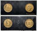 FRANCE Boîte de deux essais du concours de 20 centimes, C V REPUBLIC Paris 1961 (23,5mm, g, 6h) -