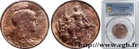 FRANCE 5 centimes Daniel-Dupuis III REPUBLIC 1908 (25mm, 5g, 6h) -
