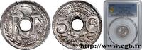 FRANCE 5 centimes Lindauer, grand module III REPUBLIC Paris 1919 (19mm, 3g, 6h) -