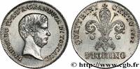 ITALY - GRAND DUCHY OF TUSCANY - LEOPOLD II 1 Fiorino ITALY - GRAND DUCHY OF TUSCANY - LEOPOLD II Florence 1858 (24mm, 6,87g, 6h) -