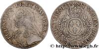 FRANCE Écu aux branches d'olivier, buste habillé LOUIS XV THE BELOVED Bourges 1735 (41mm, 28,91g, 6h) -