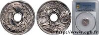 FRANCE 5 centimes Lindauer, petit module III REPUBLIC Paris 1924 (17mm, 2g, 6h) -