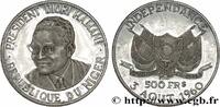 NIGER - REPUBLIC - HAMANI DIORI Essai de 500 Francs Proof NIGER - REPUBLIC - HAMANI DIORI Paris 1960 (26,46mm, 10,04g, 6h) -