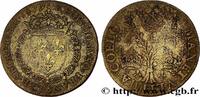 FRANCE HENRI III - CONSEIL DU ROI SECRÉTAIRES DU ROI 1579 (28mm, 4,47g, 6h) -