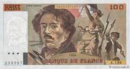 FRANCE 100 Francs DELACROIX imprimé en continu FRANCE 100 Francs DELACROIX imprimé en continu 1990 AU -