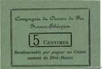 DJIBOUTI 5 Centimes DJIBOUTI 5 Centimes 1919 UNC -