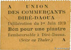 DJIBOUTI 1 Piastre DJIBOUTI 1 Piastre 1919 XF+ -