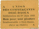 DJIBOUTI 1 Piastre DJIBOUTI 1 Piastre 1919 UNC- -
