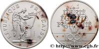 FRANCE Essai de 100 francs Droits de l'Homme V REPUBLIC Pessac 1989 (31mm, 15g, 6h) -