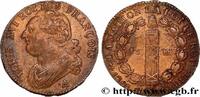 FRANCE 12 deniers dit au faisceau, type FRANÇOIS LOUIS XVI Paris 1791 (29mm, 11,04g, 6h) -