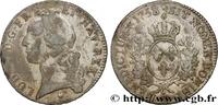 FRANCE Écu aux branches d’olivier, tête ceinte d’un bande LOUIS XV THE BELOVED Strasbourg 1758 (42mm, 28,95g, 6h) -