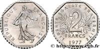 FRANCE Pré-série de 2 francs Semeuse, nickel, sans le mot V REPUBLIC Pessac 1977 (26,4mm, 6,96g, 6h) -