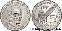 FRANCE Essai de 5 francs Voltaire V REPUBLIC Pessac 1994 (29mm, 10g, 6h) -