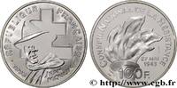 FRANCE Essai Belle Épreuve 100 francs - Jean Moulin COMMEMORATIVE COINS MONNAIE DE PARIS Pessac 1993 (37,00mm, 22,20g, 6h) -
