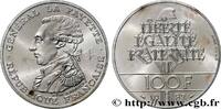 FRANCE Essai de 100 francs Égalité - La Fayette V REPUBLIC Pessac 1987 (31mm, 15g, 6h) -