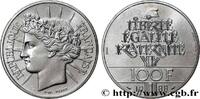 FRANCE Essai de 100 francs Fraternité V REPUBLIC Pessac 1988 (31mm, 15g, 6h) -