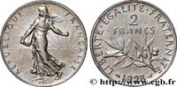 FRANCE Piéfort argent de 2 francs Semeuse PIEFORTS Paris 1928 (26,87mm, 20,06g, 12h) -