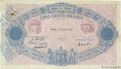 FRANCE 500 Francs BLEU ET ROSE FRANCE 500 Francs BLEU ET ROSE 1921 F- -