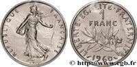FRANCE Piéfort nickel de 1 franc Semeuse PIEFORTS Paris 1960 (24mm, 12g, 6h) -