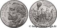 FRANCE Piéfort Argent de 10 francs Gambetta PIEFORTS Paris 1982 (26mm, g, 6h) -