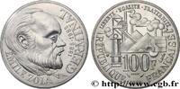 FRANCE Essai de 100 francs Émile Zola V REPUBLIC Pessac 1985 (31mm, 15g, 6h) -