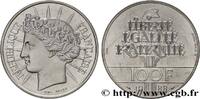FRANCE Essai de 100 francs Fraternité V REPUBLIC Pessac 1988 (31mm, 15g, 6h) -