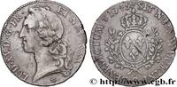 FRANCE Écu aux branches d’olivier, tête ceinte d’un bande LOUIS XV THE BELOVED Caen 1745 (40mm, 29,23g, 6h) -