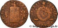 FRANCE 2 sols dit à la table de loi THE CONVENTION Metz 1793 (32,5mm, 21,89g, 6h) -